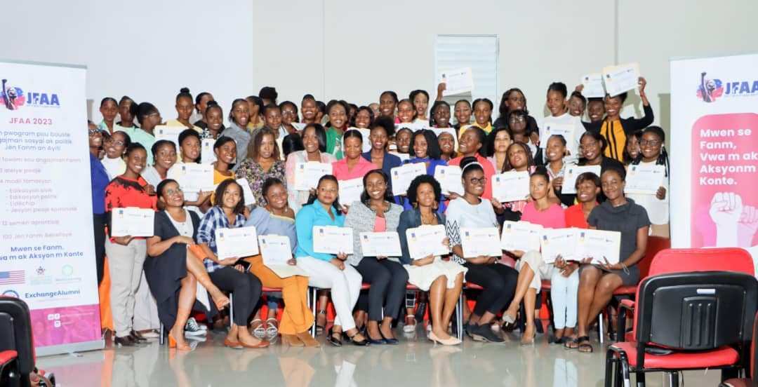 Une première édition réussie pour le programme Jèn Fanm Angaje pou Ayiti (JFAA)